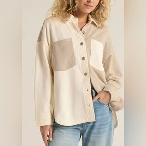 Z Supply - All Day Color Block Jacket Sea Salt